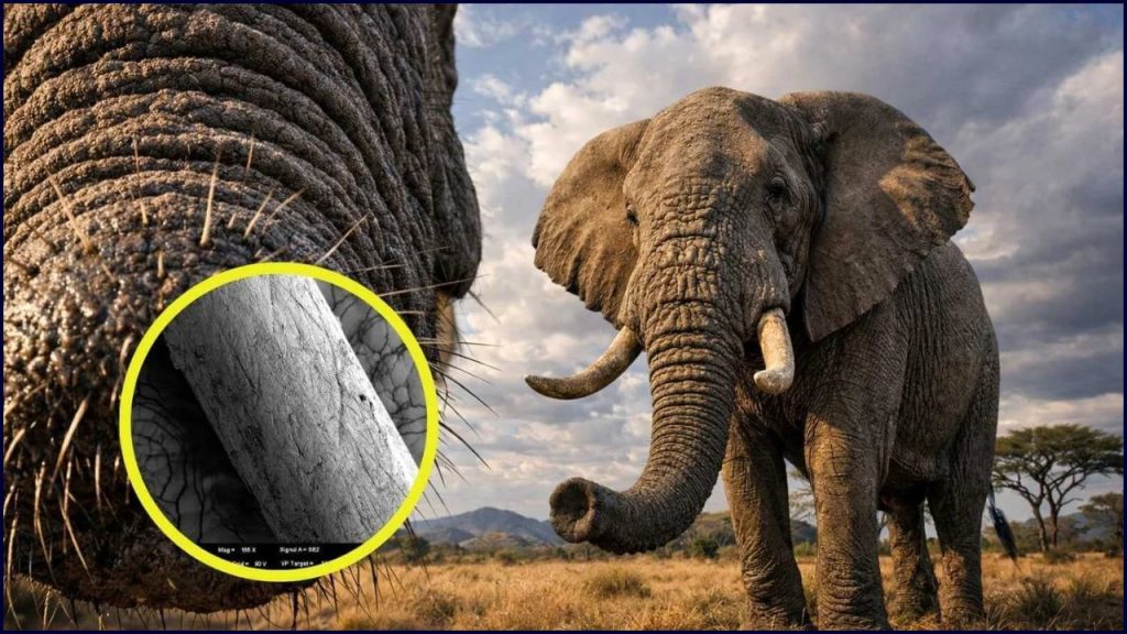 Bigotes De Los Elefantes Les Da Una Sensibilidad Especial