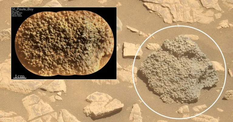 Cristales Tipo Rubí En Marte